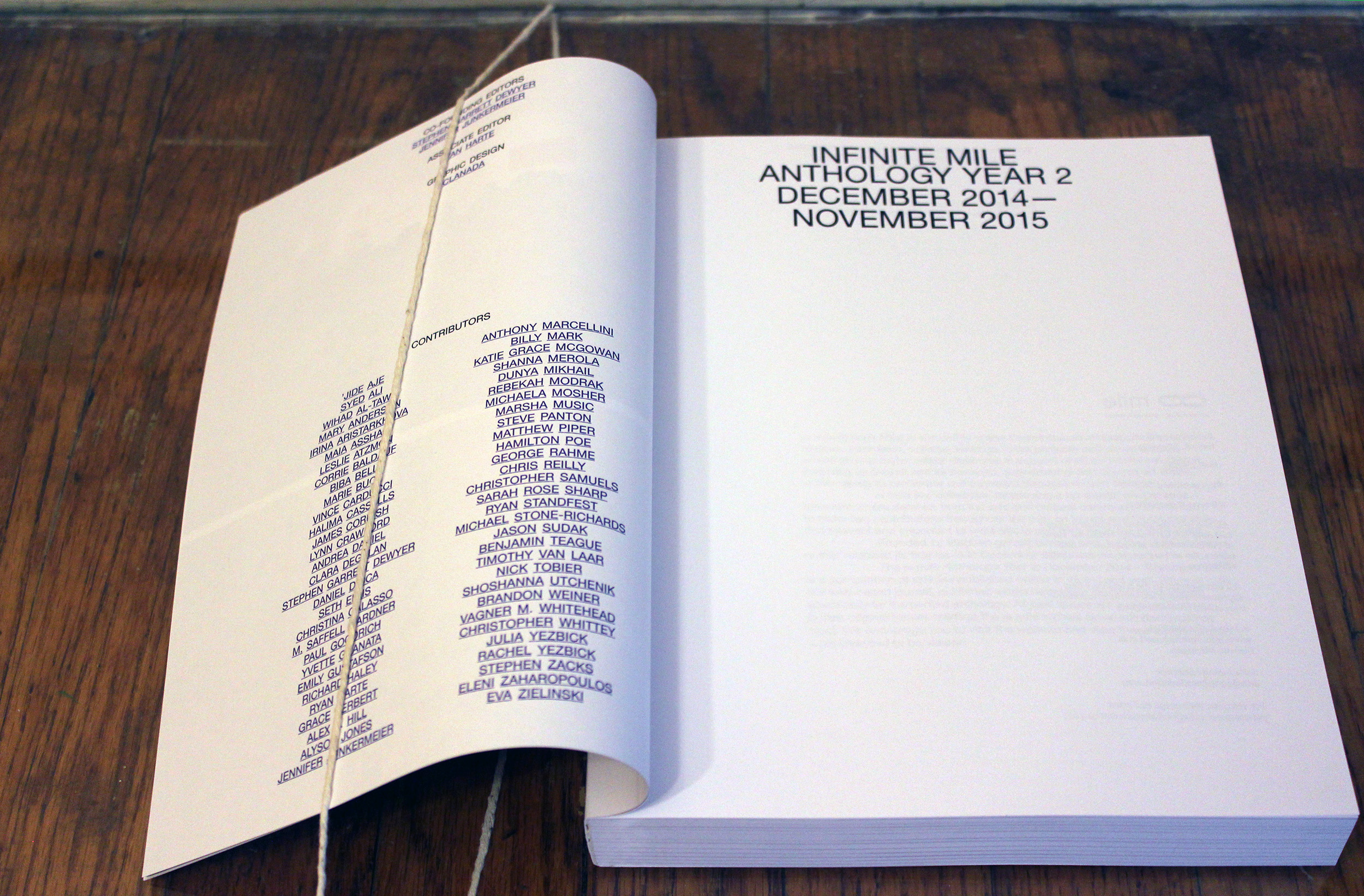 ∞ mile year 2 anthology: December 2014 - November 2015 - image 2