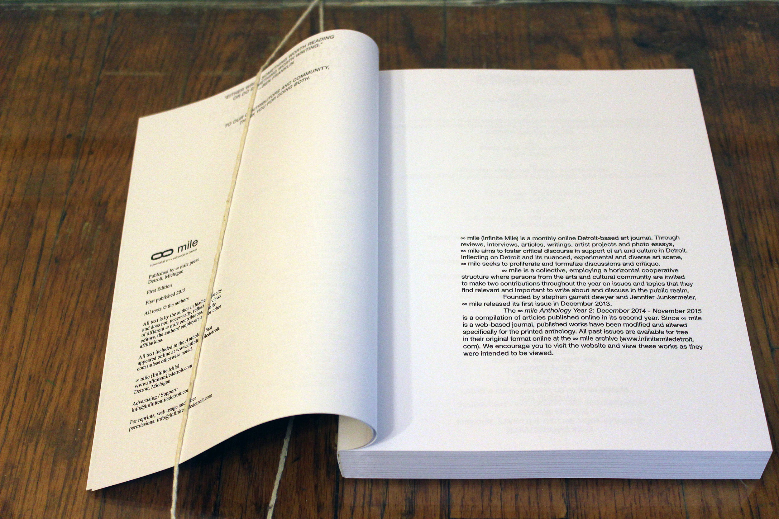 ∞ mile year 2 anthology: December 2014 - November 2015 - image 3