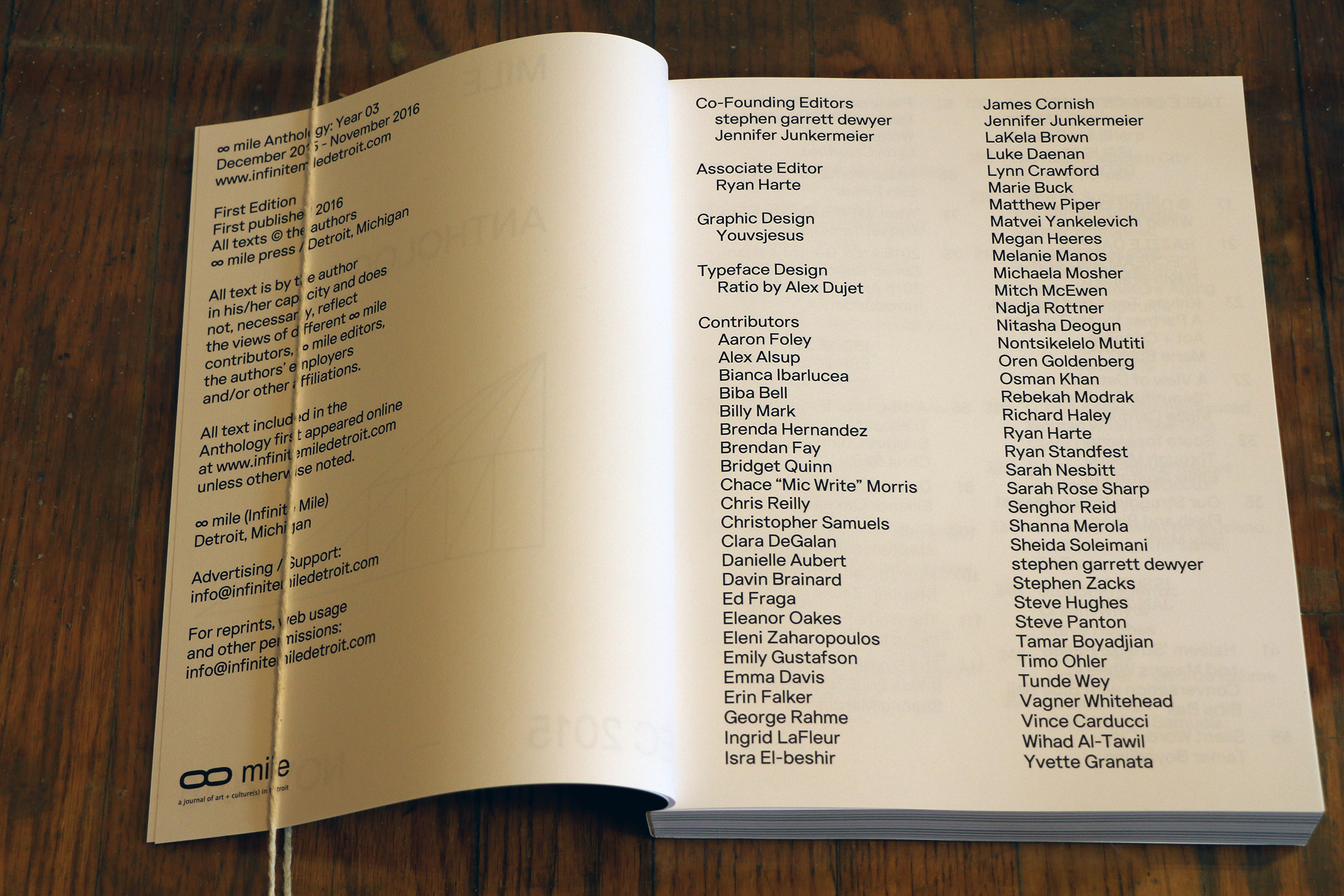 ∞ mile year 3 anthology: December 2015 - November 2016 - image 3